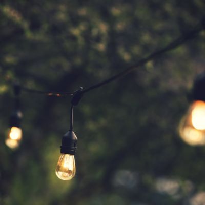 Guirlande solaire LED Chill Lilttle Garden 12 lumières E27 600lm 1W 10m noir