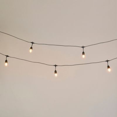 Guirlande solaire LED Chill Lilttle Garden 12 lumières E27 600lm 1W 10m noir