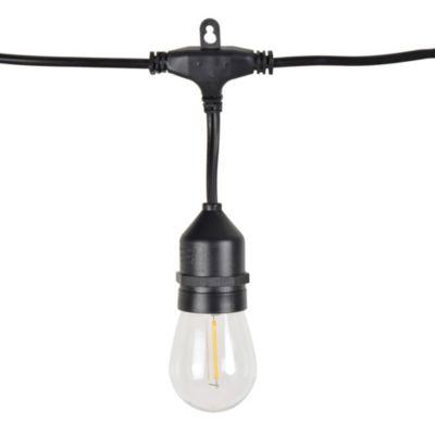 Guirlande solaire LED Chill Lilttle Garden 12 lumières E27 600lm 1W 10m noir