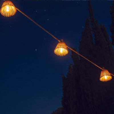 Guirlande solaire NATURA HYBRID 10 ampoules 8M