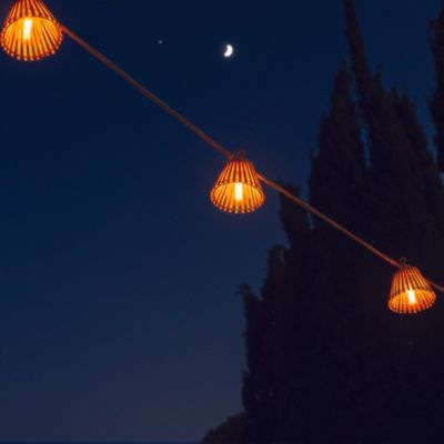 Guirlande solaire NATURA HYBRID 10 ampoules 8M