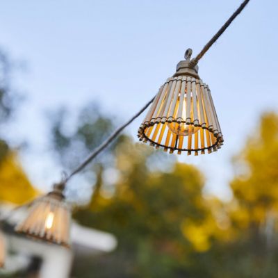 Guirlande solaire NATURA HYBRID 10 ampoules 8M