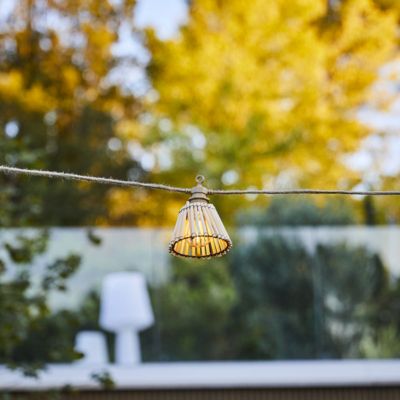 Guirlande solaire NATURA HYBRID 10 ampoules 8M