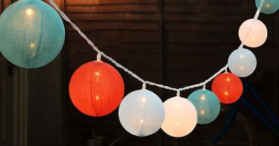 Guirlandes lumineuses Kanor LED intégrée 20 boules 0.25W IP44 multicolore à piles