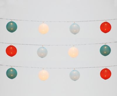 Guirlandes lumineuses Kanor LED intégrée 20 boules 0.25W IP44 multicolore à piles