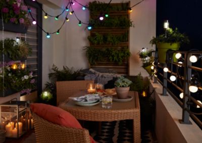 Guirlandes lumineuses LED intégrée Barnaby IP44 GoodHome Multicolore 10m
