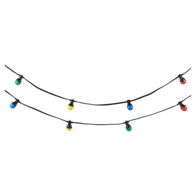 Guirlandes lumineuses LED intégrée Barnaby IP44 GoodHome Multicolore 10m