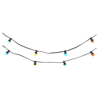 Guirlandes lumineuses LED intégrée Barnaby IP44 GoodHome Multicolore 10m