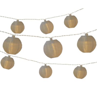 Guirlandes lumineuses LED intégrée solaire Estevan 0.04W IP44 GoodHome blanc 20 boules