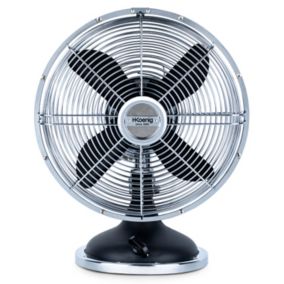 H.Koenig JOE50 NOIR - Ventilateur design métal