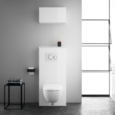 Habillage bâti-support blanc Lineo Geberit