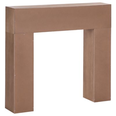 Habillage de cheminée BUNBURY Marron clair
