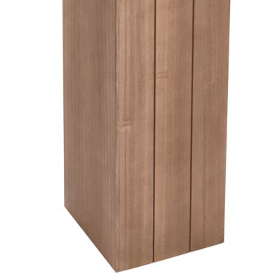 Habillage de cheminée BUNBURY Marron clair