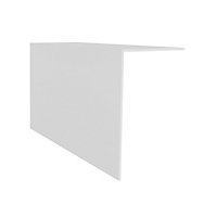 Habillage en L pour fenêtre pvc blanc 6 x 6 cm