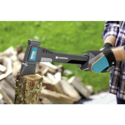 Hache de fendage Merlin 600 mm 1,6 kg - tête 1,2 kg, manche renforcé fibre de verre