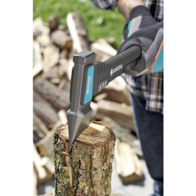 Hache de fendage Merlin 600 mm 1,6 kg - tête 1,2 kg, manche renforcé fibre de verre