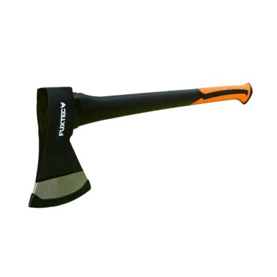 Hachettes bois acier forgé - FUXTEC FX-AX3 - set hachette 36cm + hache 69cm + hache de fendage 91cm