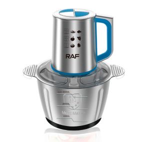 Hachoir à viande électrique multifonctionnel en acier inoxydable 3 litres