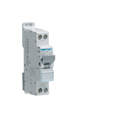 Hager   NGT720  Disjoncteur modulaire 1P plus N 6 10kA D 20A 1m