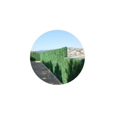 Haie artificielle 110 brins vert pin en rouleau 1x3 m