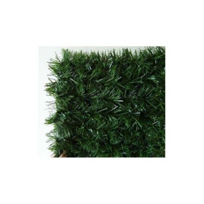 Haie artificielle 140 brins vert thuya en rouleau 1.5 x 3 m