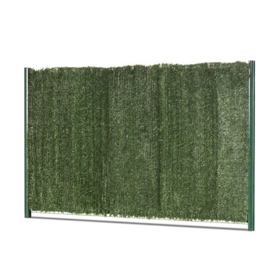 Haie synthétique occultante 129 brins premium - H1,8m x L 3m - Clôtures décoratives - Ornements de jardin