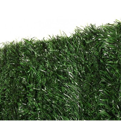 Haie synthétique occultante 129 brins premium - H1,8m x L 3m - Clôtures décoratives - Ornements de jardin