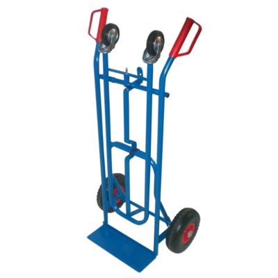 HAILO Diable universel transformable 250 Kg - Roues increvable PU diam. 260mm