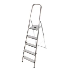 HAILO Escabeau domestique pliable Selekta MixAlu - 5 marches - 2,81m