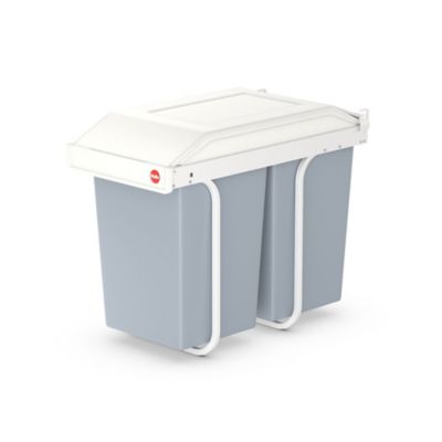 HAILO Poubelle de cuisine tri sélectif encastrable - 2 x 14 Litres - Mutli- Box Duo L