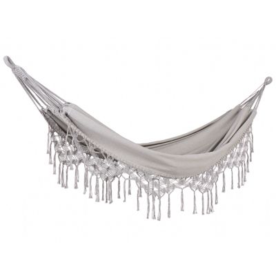 Hamac boho en coton gris ROCCA