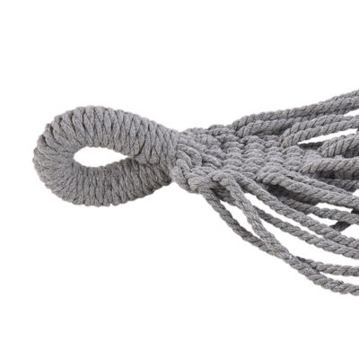 Hamac boho en coton gris ROCCA