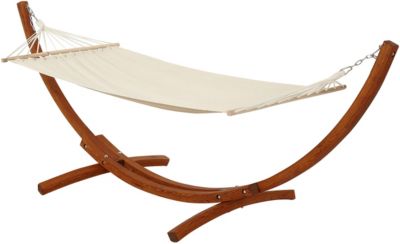 Hamac et support bois Blooma Lopevi macadamia