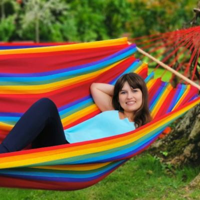 Hamac suspendu Graphik Jobek L. 300 cm x l. 140 cm multicolore
