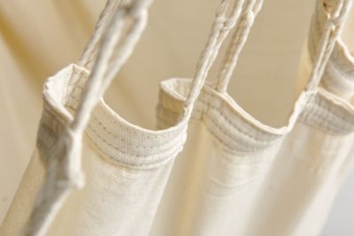Hamac suspendu Jobek Kocon écru 340x140 cm (fourni sans support)
