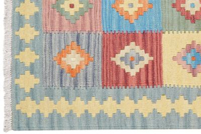 Handmade Kelim Gashgai 198 x 62 cm - 100% Virgin Wool