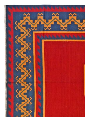 Handmade Kelim Gashgai 398 x 326 cm - 100% Virgin Wool