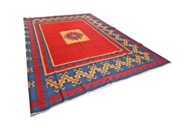 Handmade Kelim Gashgai 398 x 326 cm - 100% Virgin Wool