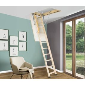 HandyStairs escalier escamotable Profi+ - Dimensions du caisson 130 x 70 cm - Hauteur 315 cm - Valeur U 1,26 W/m²