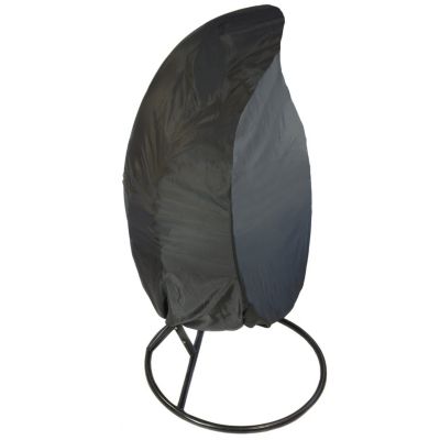 Hanging Egg Chair / Garden Swing Cover Ferocity 200 x 115 cm Black 1 pc.