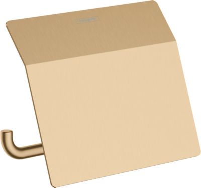 Hansgrohe AddStoris Porte-papier WC avec couvercle, Bronze brossé ...