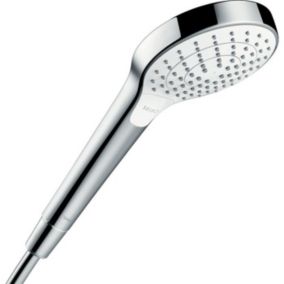 hansgrohe Douchette à main Croma Select S Vario EcoSmart 9l/min Blanc/Chromé, 26803400