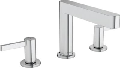 HANSGROHE Mélangeur de lavabo 3 trous 110, bonde Push-Open chromé Finoris