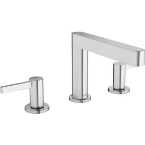 HANSGROHE Mélangeur de lavabo 3 trous 110, bonde Push-Open Finoris chromé