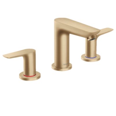 HANSGROHE Mélangeur lavabo Talis E 150, 3 trous, avec tirette et vidage bronze brossé