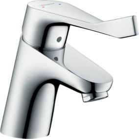 HANSGROHE Mitigeur lavabo Focus 70 Care avec poignée extra longue, avec tirette et vidage chromé