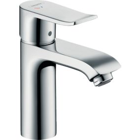 HANSGROHE Mitigeur lavabo Metris 110 Eco CH3 CoolStart , avec tirette et vidage chromé