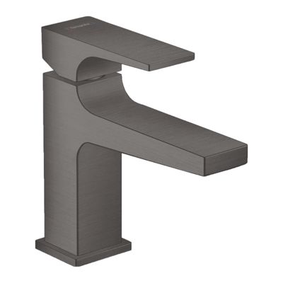 HANSGROHE Mitigeur lavabo Metropol 100 poignée manette bec court, bonde Push-Open noir chromé brossé