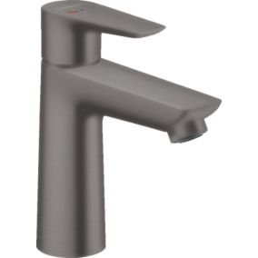 HANSGROHE Mitigeur lavabo Talis E 110 CoolStart sans tirette ni vidage noir chromé brossé