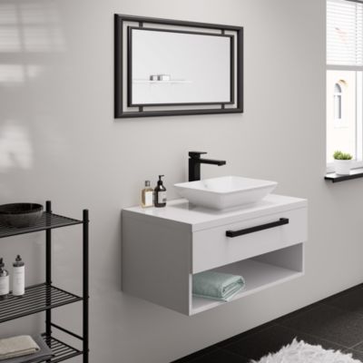 Hansgrohe Vernis Shape Mitigeur de lavabo ComfortZone 190 avec cartouche céramique, Noir mat (71591670)
